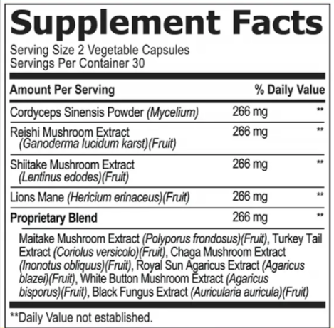 Cholibrium Supplement Facts 