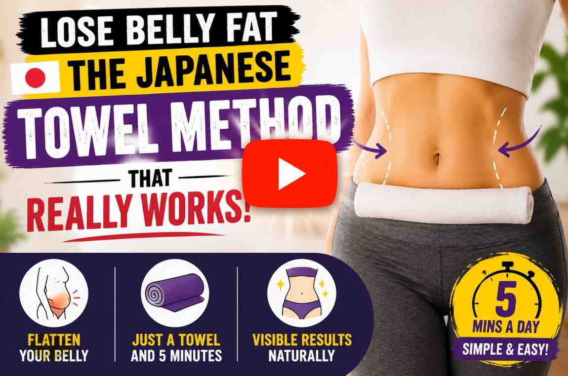 JapaneseTowel Method for Flat Belly