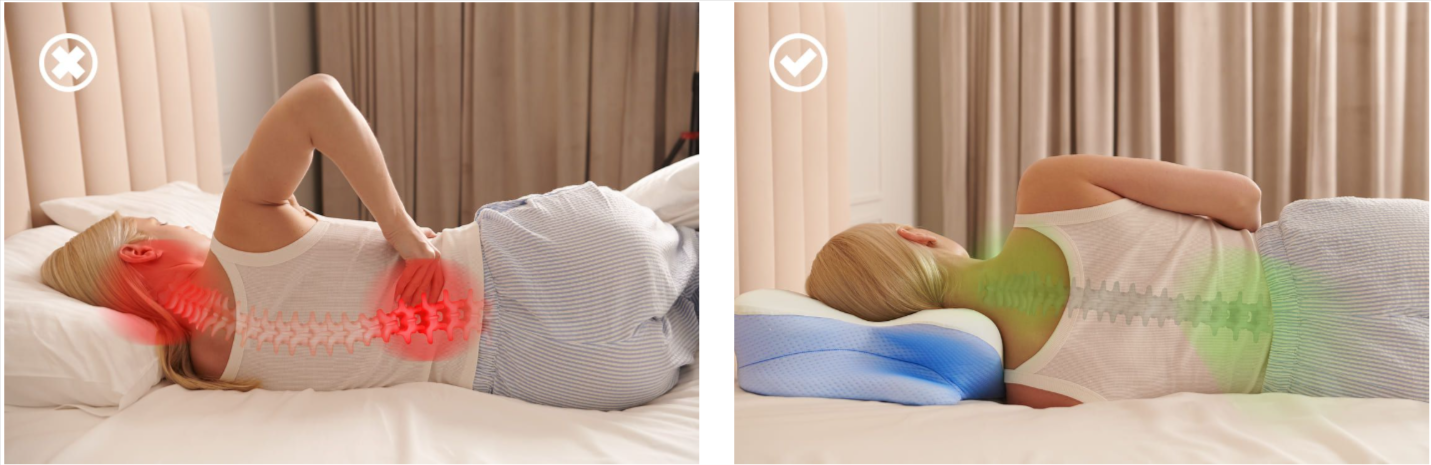 Derila ERGO Memory Foam Pillow VS