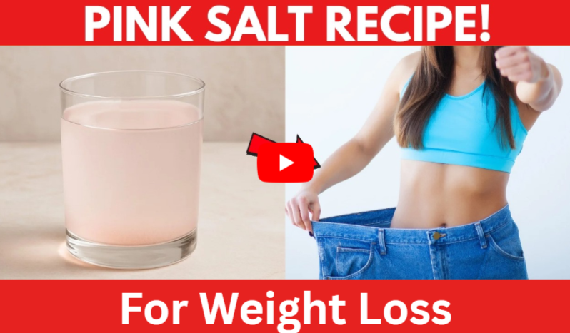 Pink Salt Lemon water Recipe For WeightLoss