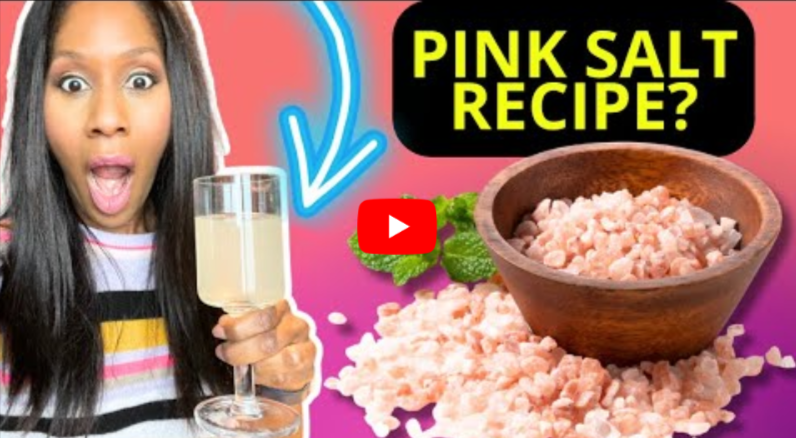 Pink Salt Lemon water Recipes
