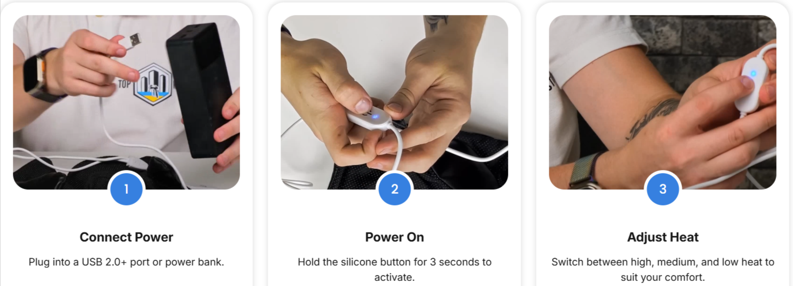 Alpha Heat Gloves uses