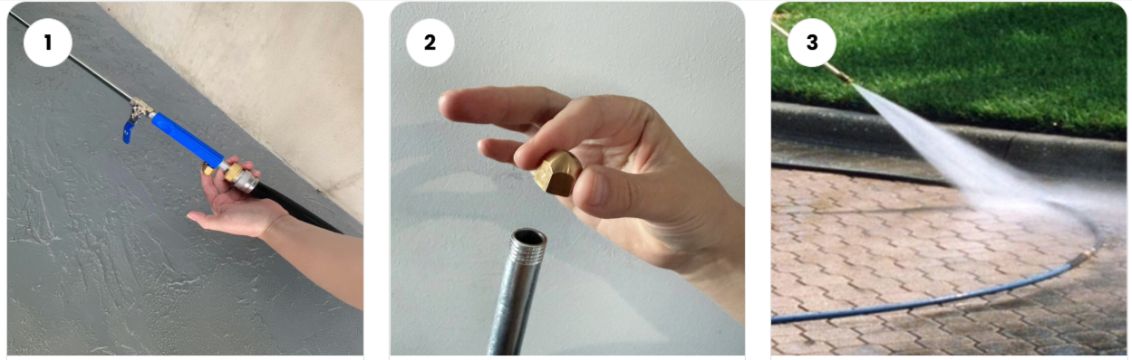 JetHose Pressure Nozzle uses