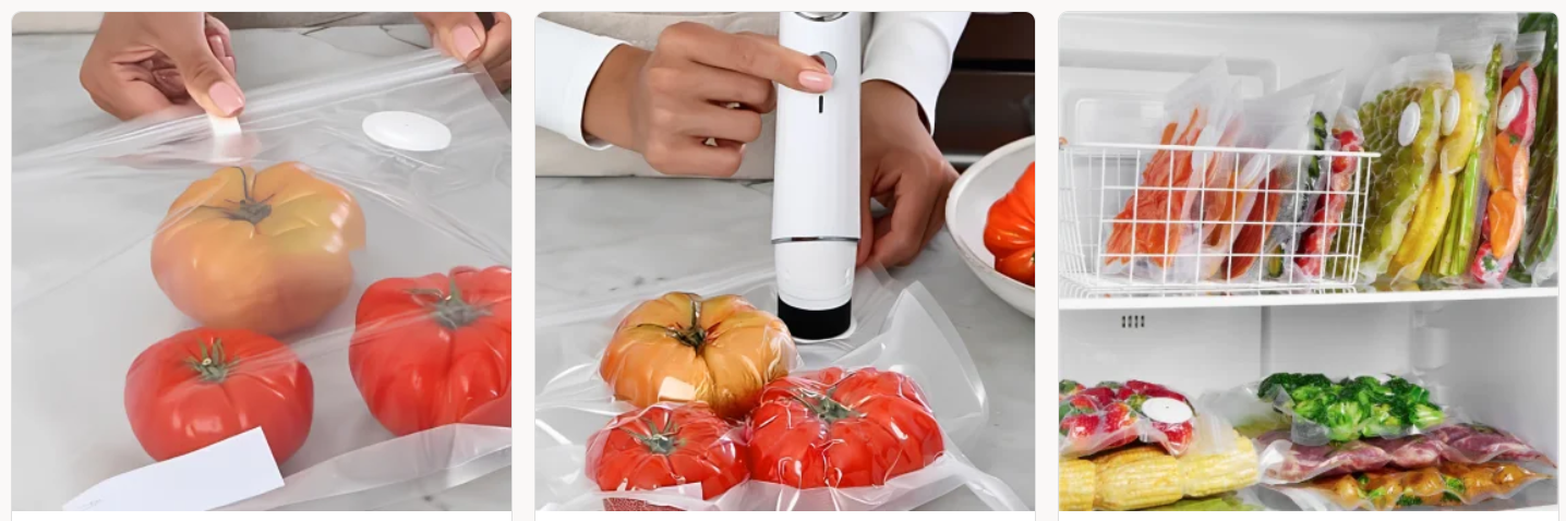 SavourFresh Vacuum Food Sealer uses