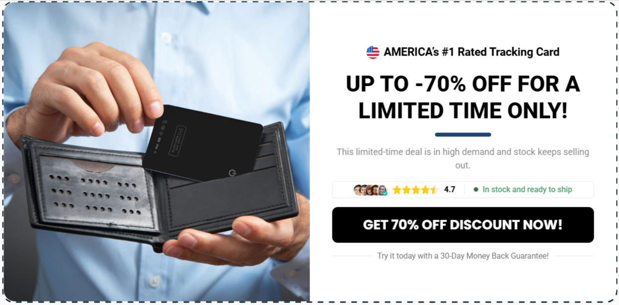 Tagsley Tracking Card 