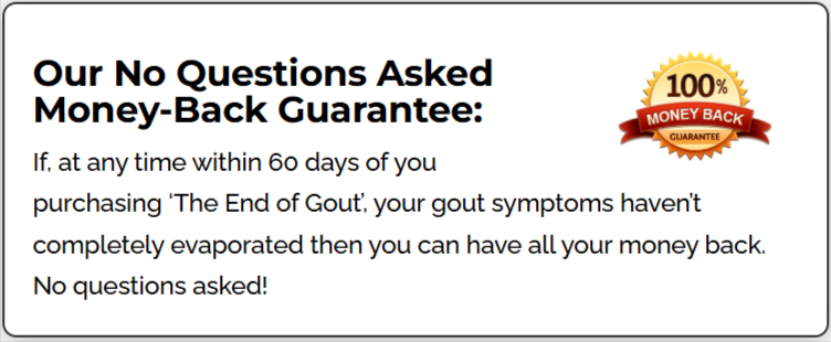 End of Gout Guarantee