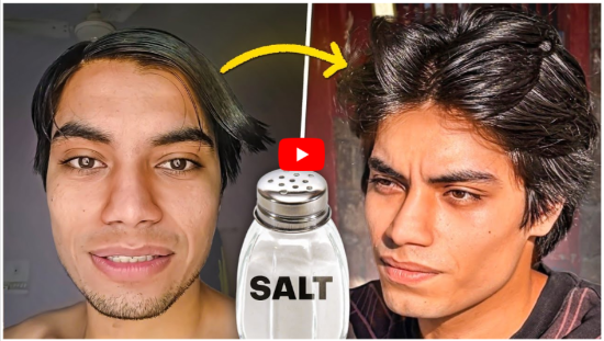 SaltWater Hack for Hair