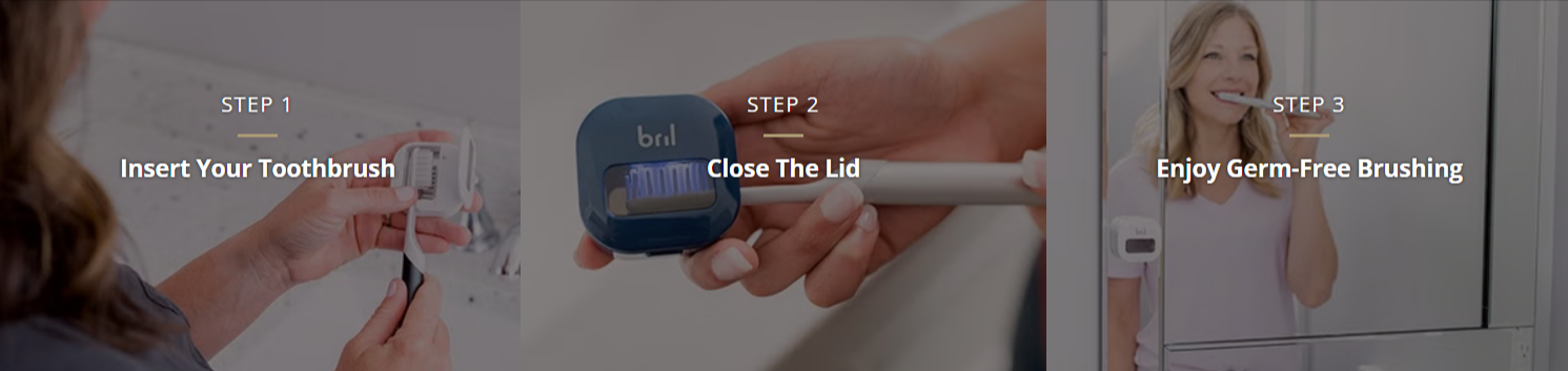 Bril Toothbrush Sterilizer use