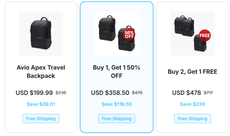 Avio Apex Travel Backpack price details