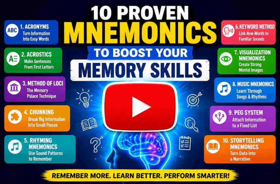 10 Proven Mnemonics to Boost Your Memory Skills