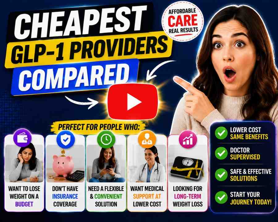 Cheapest GLP-1 ProvidersCompared
