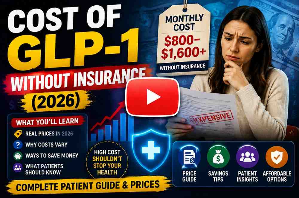 Cost of GLP 1 Without Insurance (2026)