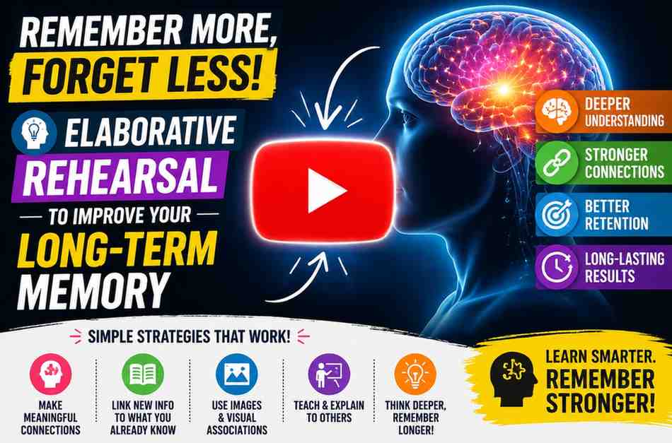 Elaborative Rehearsal to Improve Your Long Term Memory