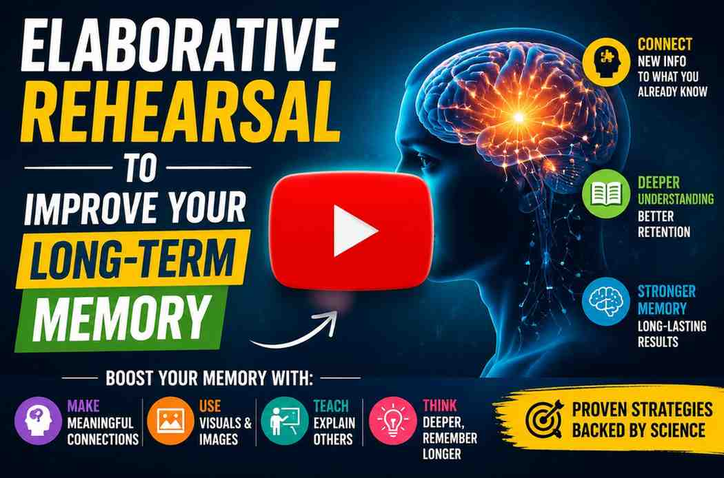Elaborative Rehearsal to Improve Your Long-Term Memory