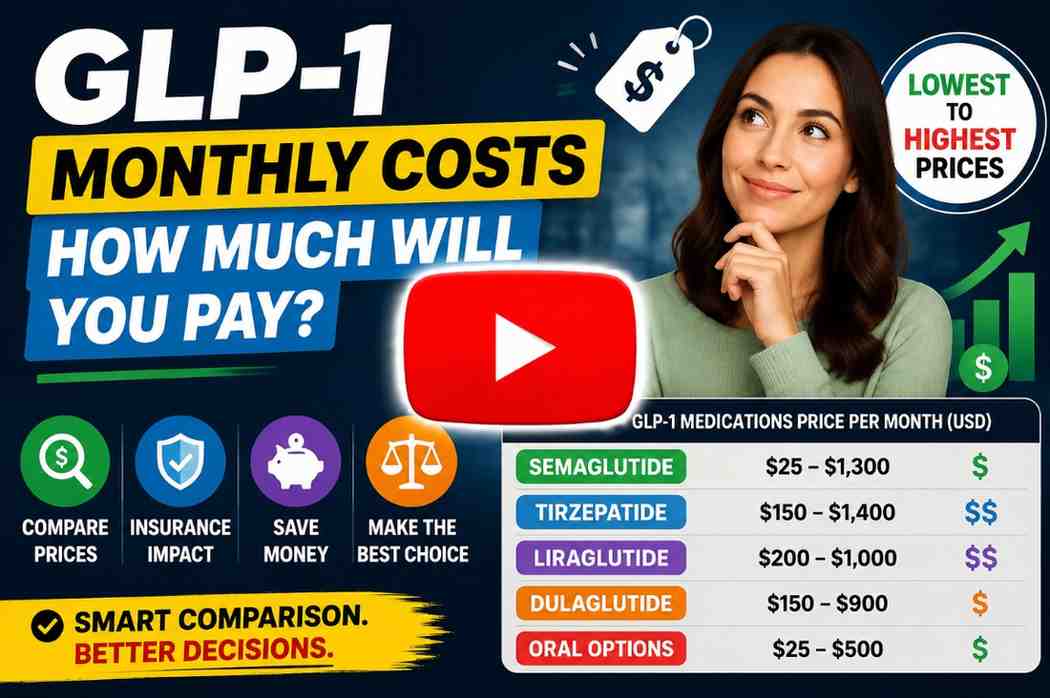 GLP-1 Price Per Month in Comparison