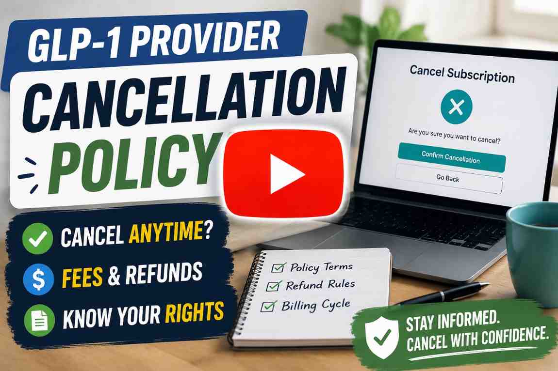 GLP-1 provider cancellationpolicy 
