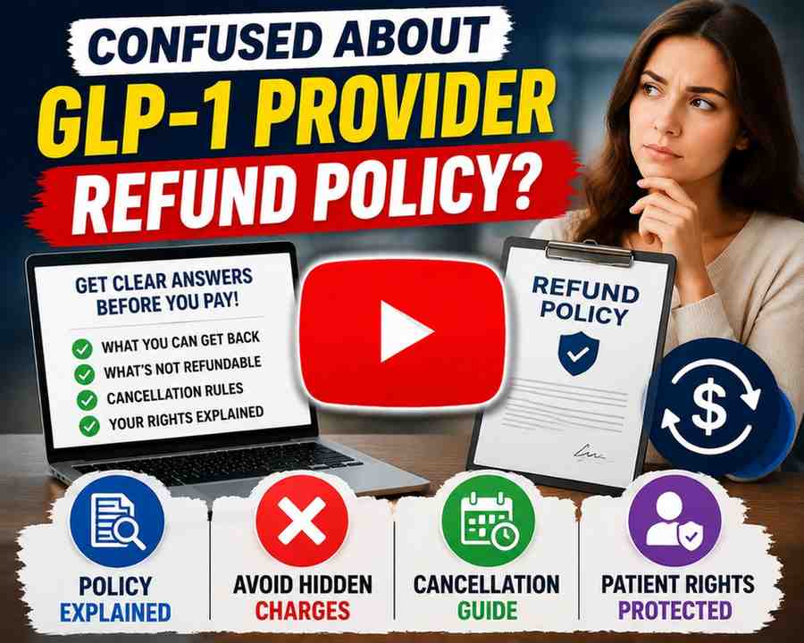 GLP-1 provider refund policy .