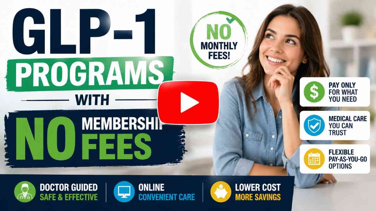 GLP-1Programs With No Membership Fee