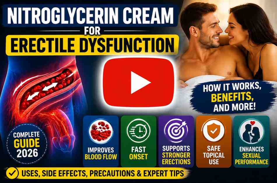 Nitroglycerin Cream for ErectileDysfunction