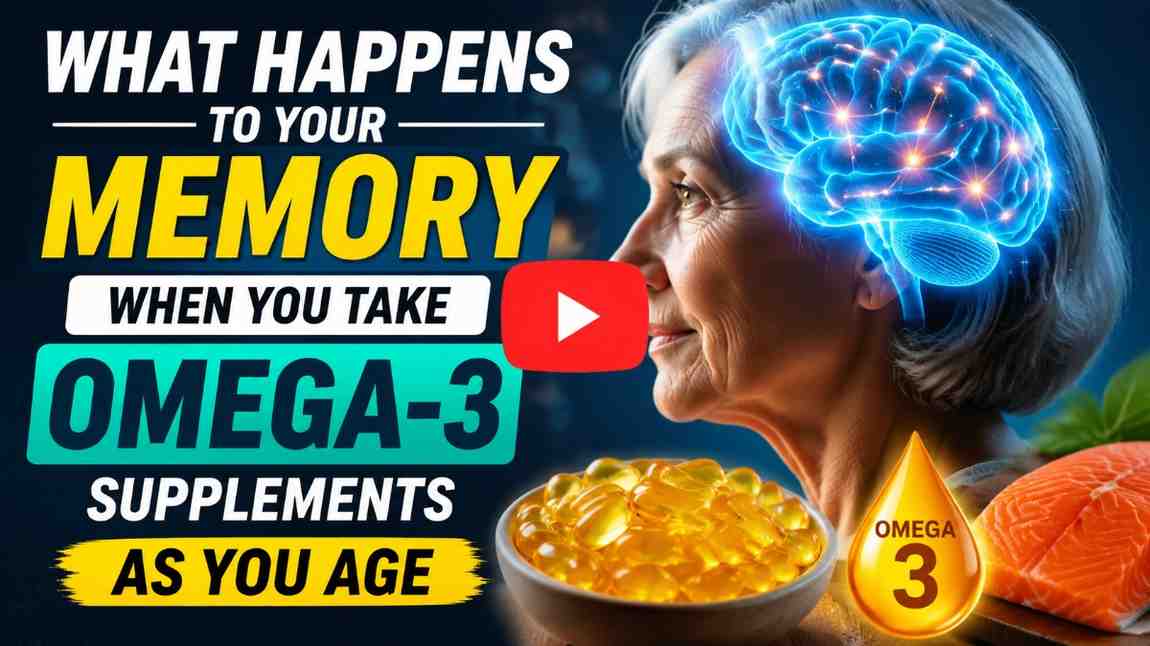 What Happens to Your Memory When You Take Omega-3 Supplements as You Age