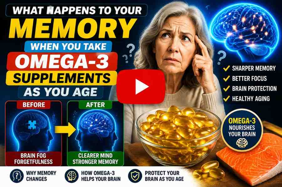 What Happens to Your Memory When You Take Omega -3 Supplements as You Age
