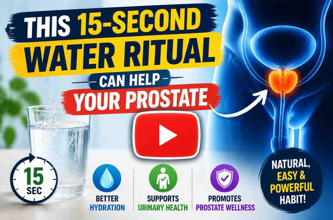 15-Second Water Ritual for Prostate