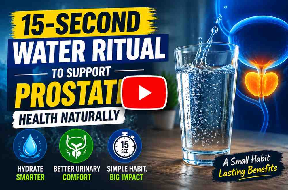 15-Second Water Ritual for Prostate