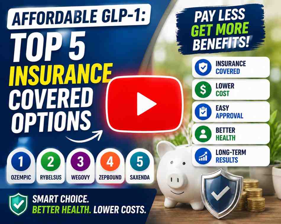 5Most Affordable GLP‑1 covered by insurance 