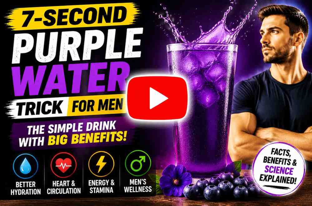 7 Second Purple Water Trick for Men