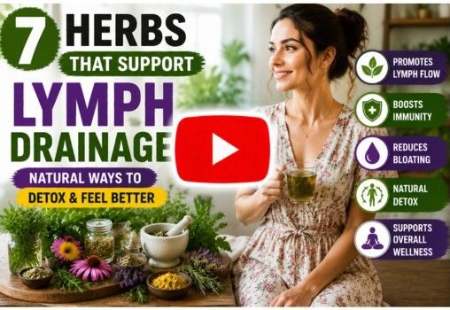 7 best herbs for lymph drainage
