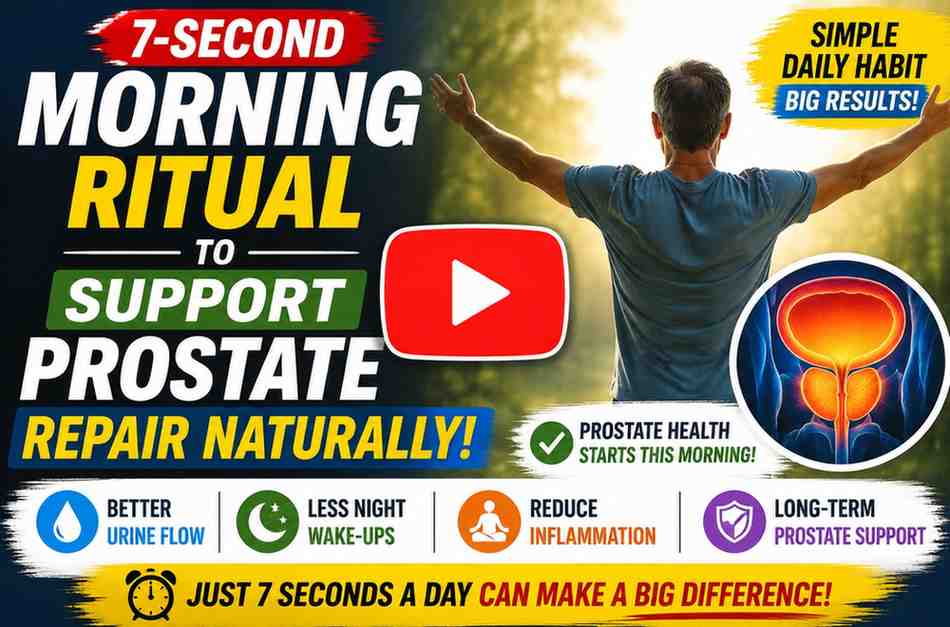 7Second Morning Ritual for Prostate Repair