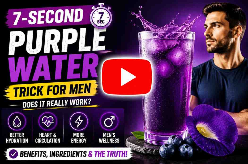 7Second Purple Water Trick for Men