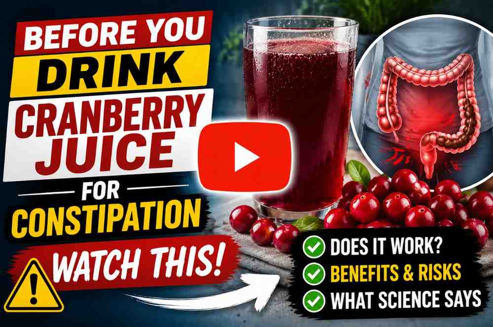 Before-drinking-cranberry-juice-for-constipation