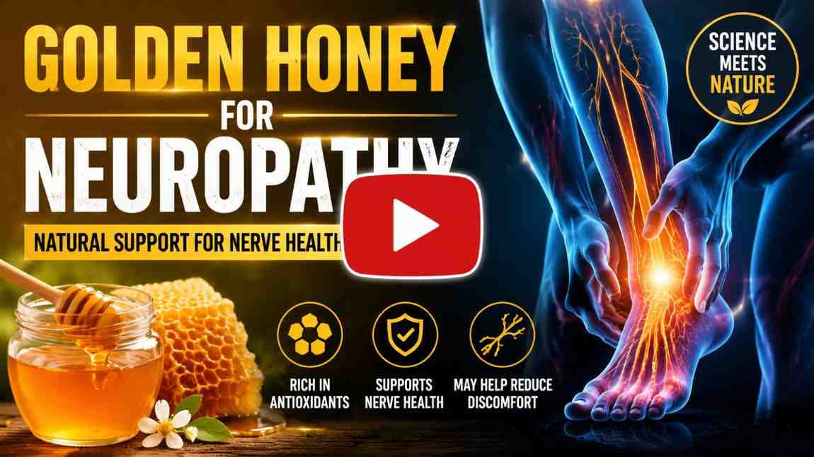 Golden-honey-for-nerve-health-benefits