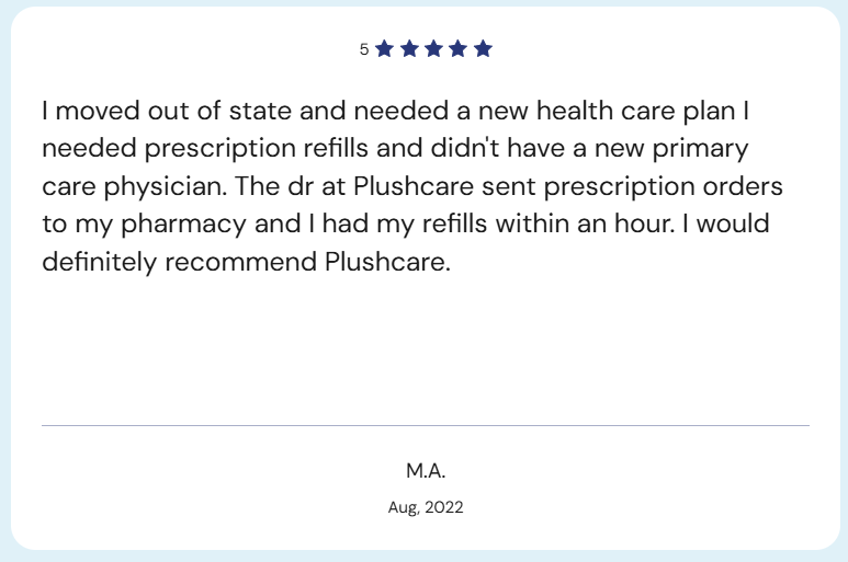 PlushCare customer reviews