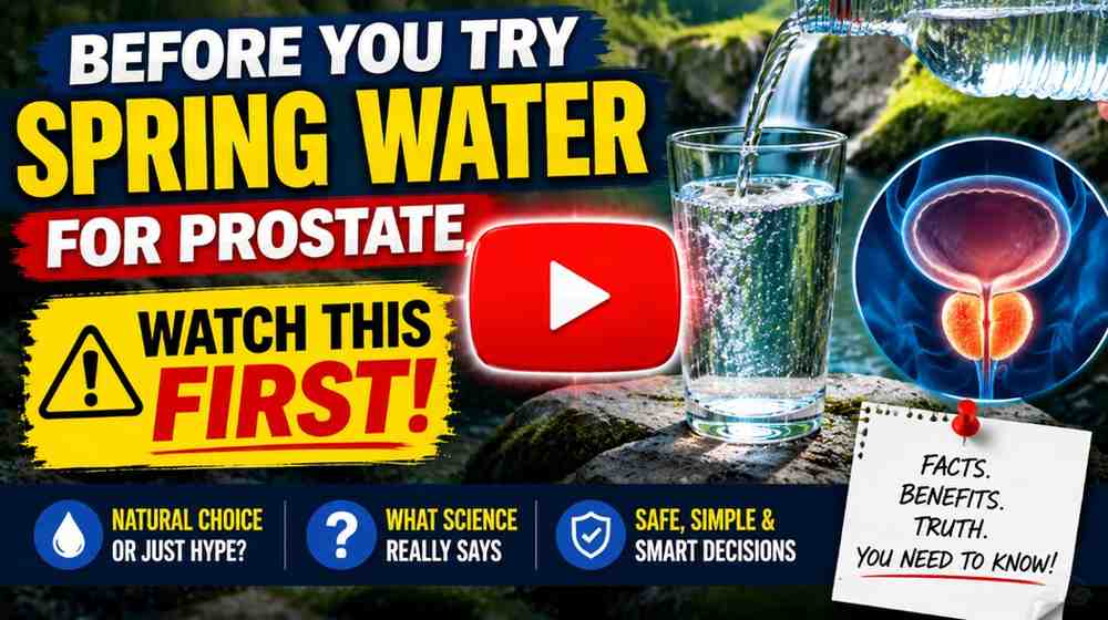 Spring-water-method-for-prostate-health