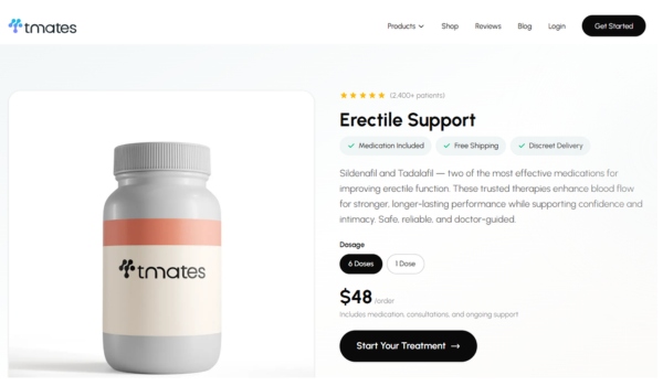 TMates Erectile Support Reviews
