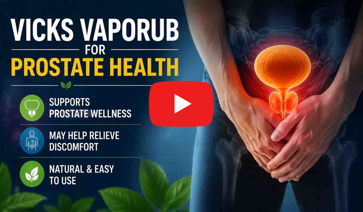 Vicks VapoRub for Prostate Health