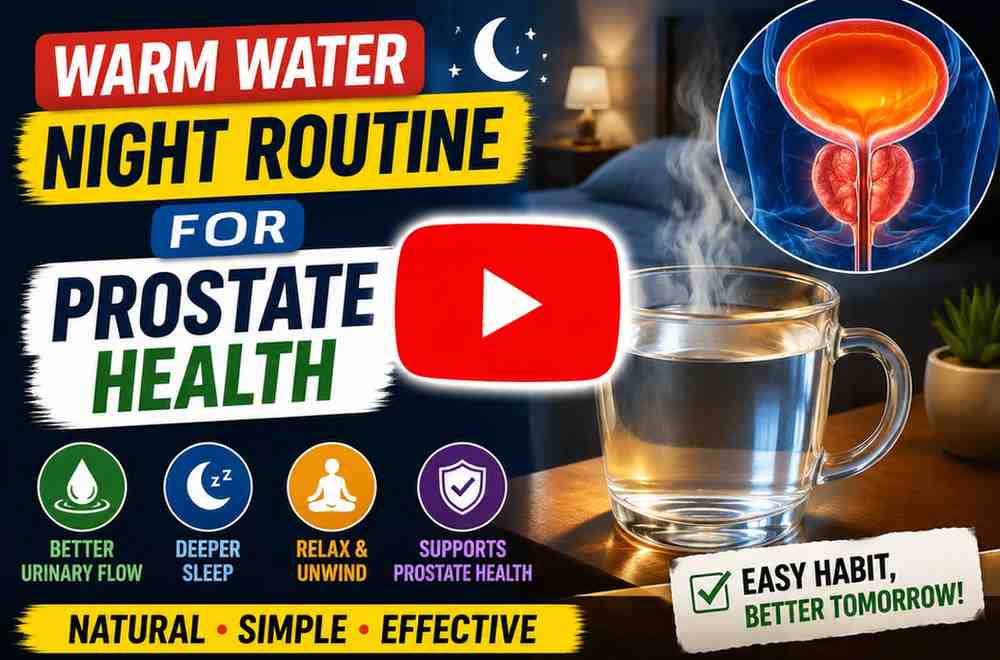 WarmWater Before Bed Technique for Prostate