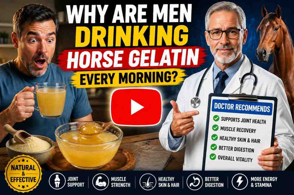 Why-are-men-drinking-horse-gelatin
