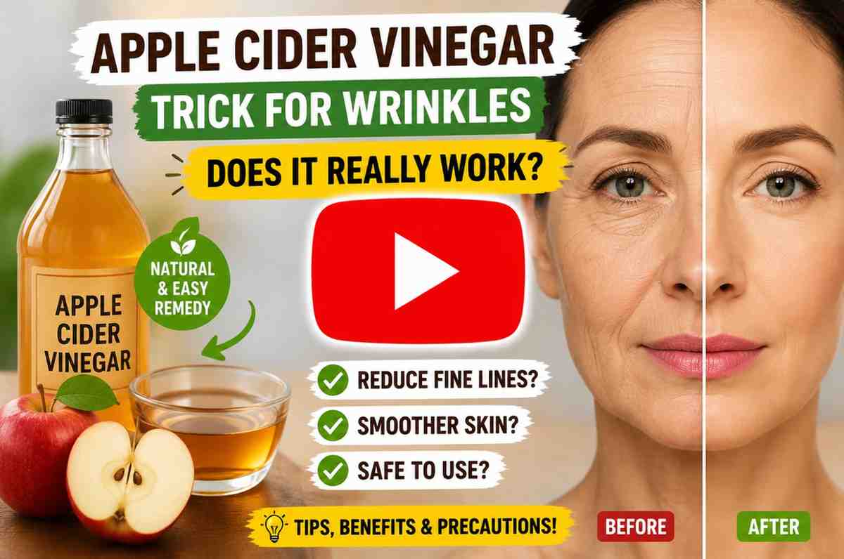 apple cider vinegar trick for wrinkles