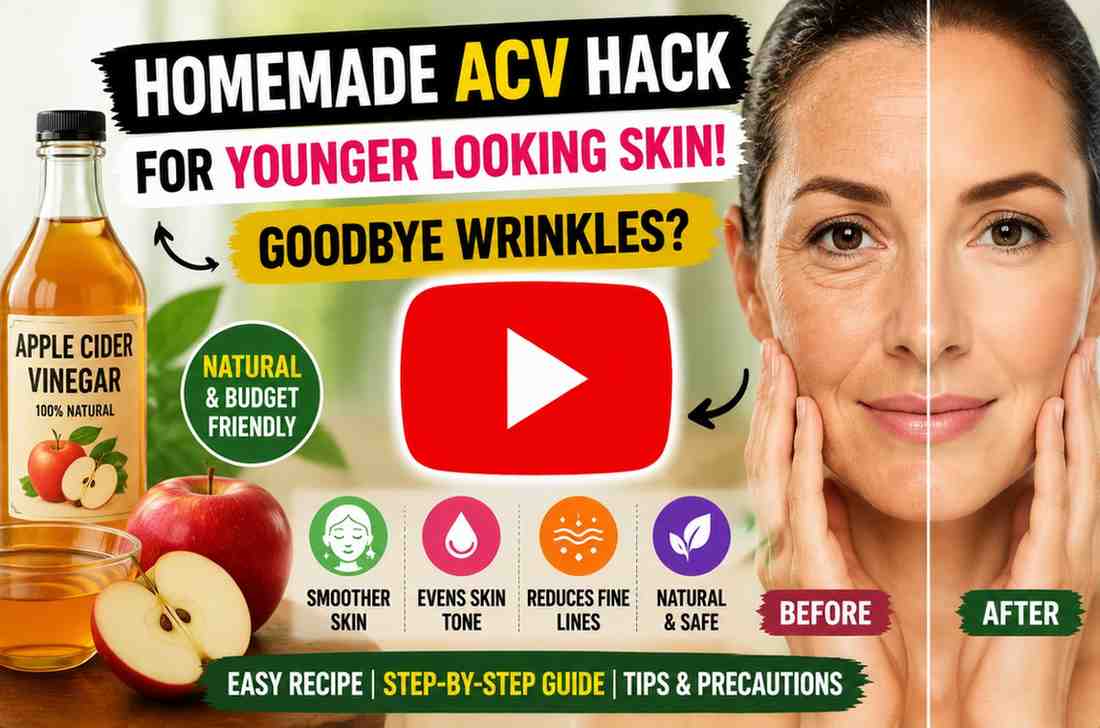 apple cider vinegar trick in wrinkles