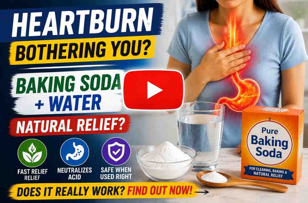 baking soda and waterheartburn