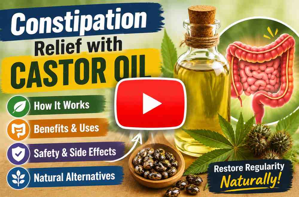 castor oil for constipation