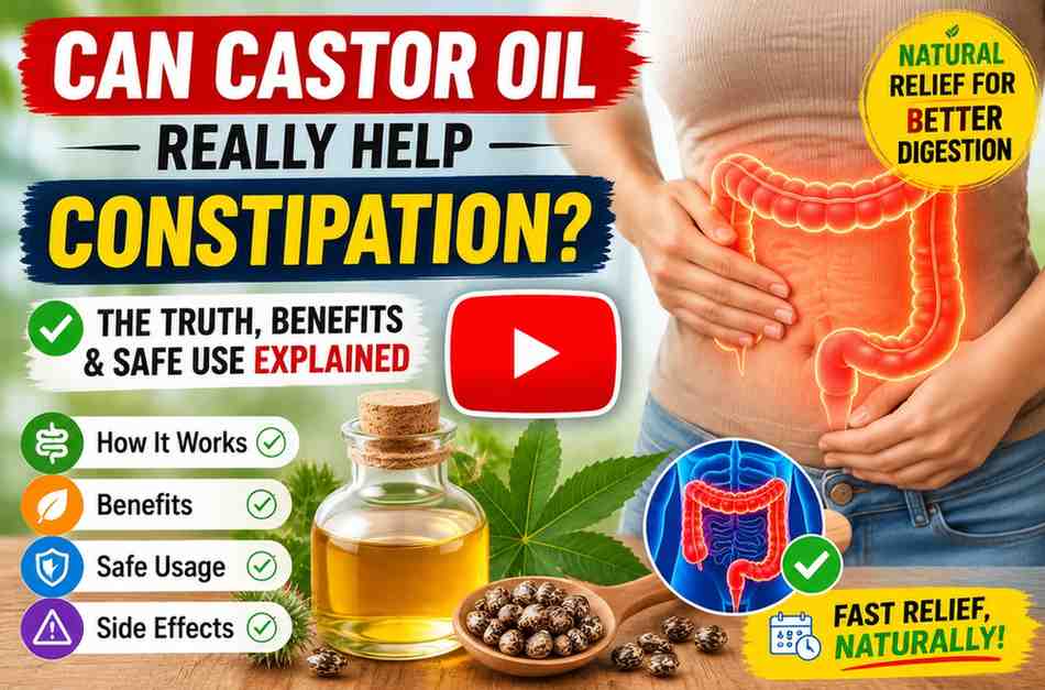 castor oil for constipation