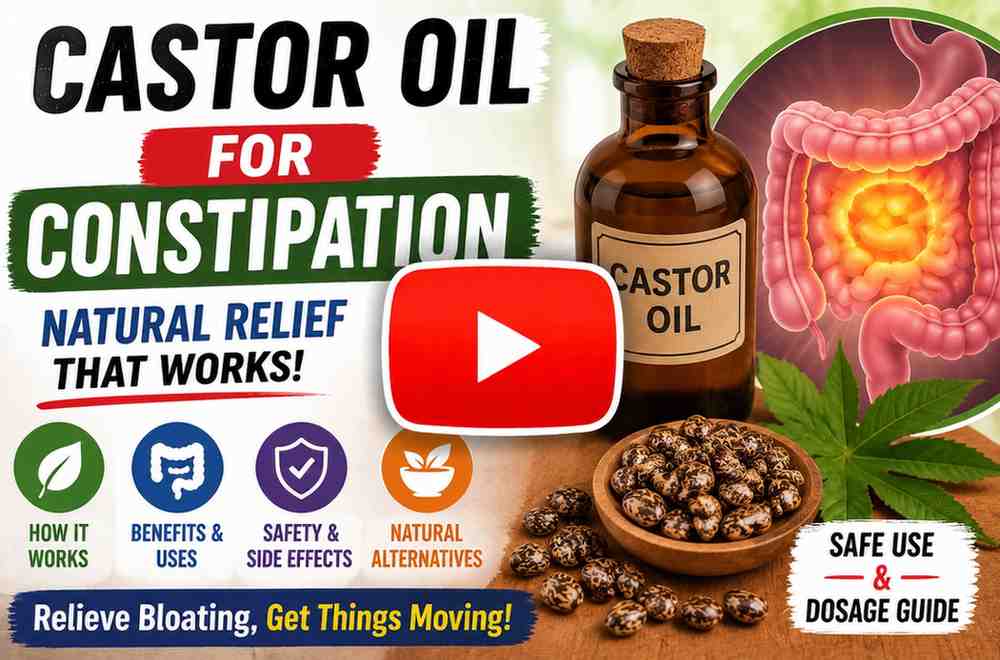 castor oil for constipation