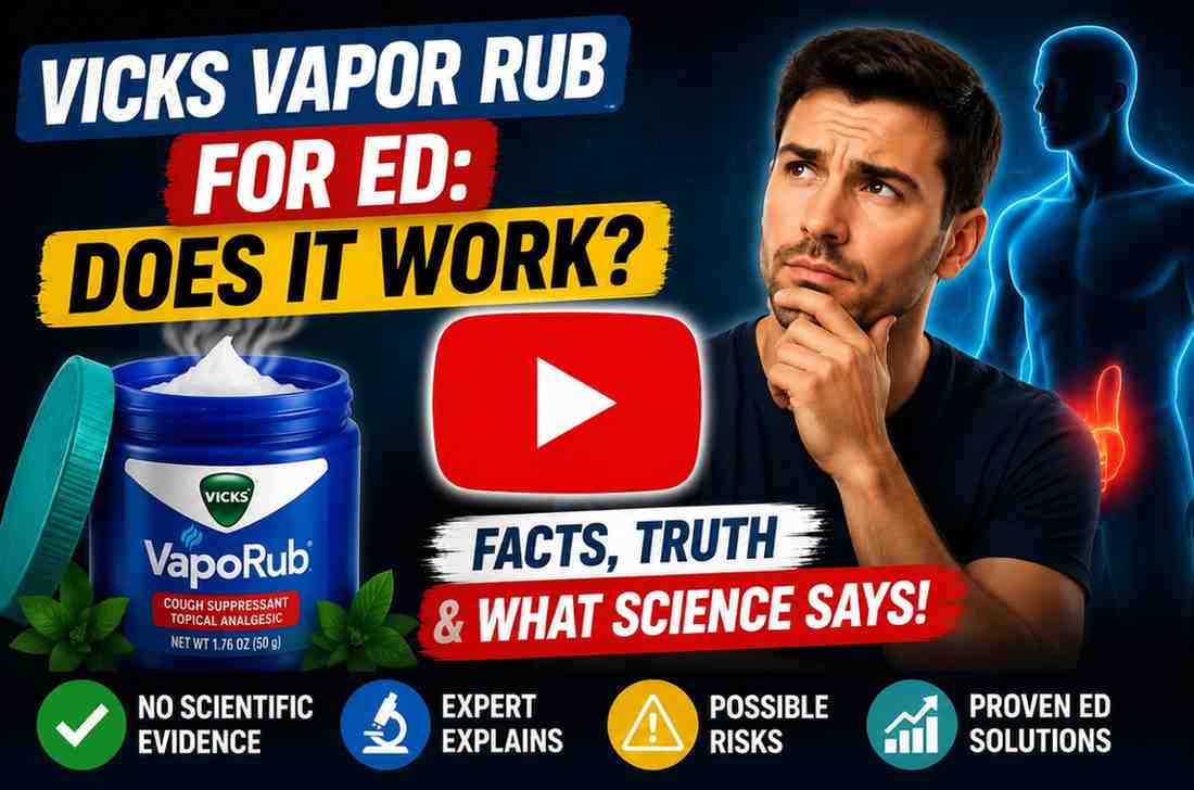 does vicks vapor rub help with ed