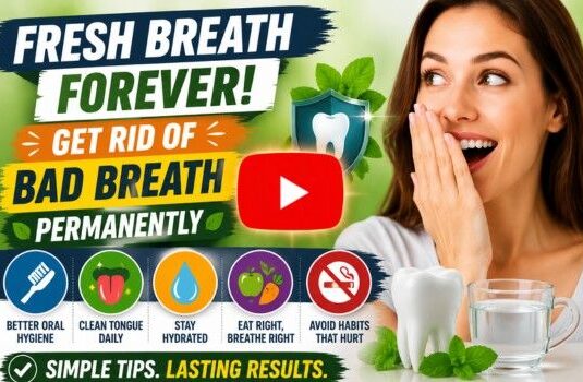 get rid of bad breath permantly