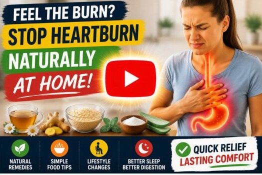 how to get rid of heartburn at home
