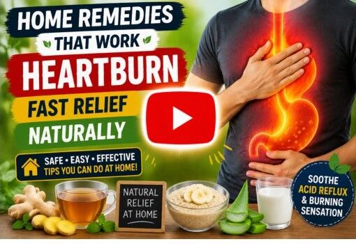 how to get rid of heartburn at home
